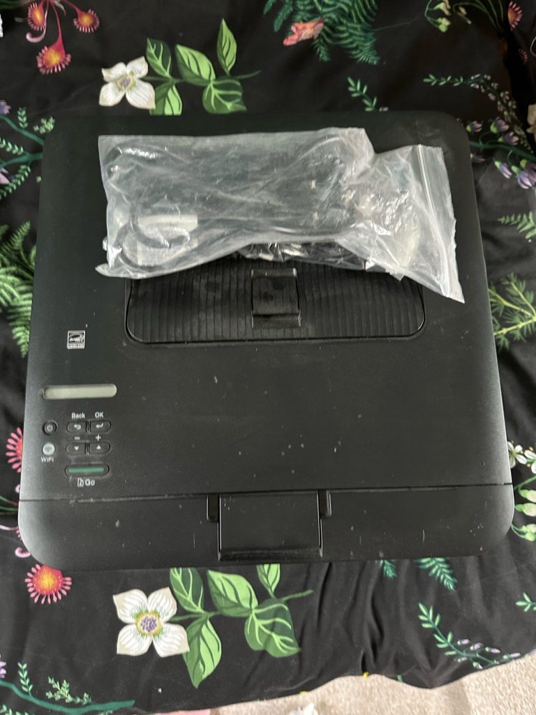 Black and white Brother printer