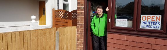 Printer gets new fence…