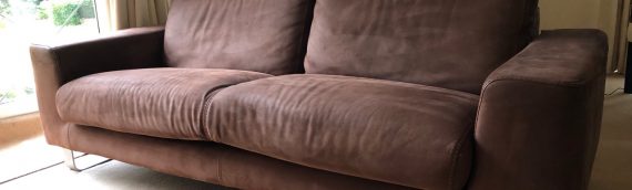 SALE – Luxury Range – Two Nubuck Leather Sofas by Neumann Leathers – £2,500 each!