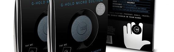 G-HOLD micro suction for an iPad, Kindle, Microsoft Surface, etc…