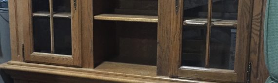 Solid Oak Wooden Cabinet