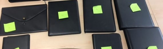 Black PU Executive folders