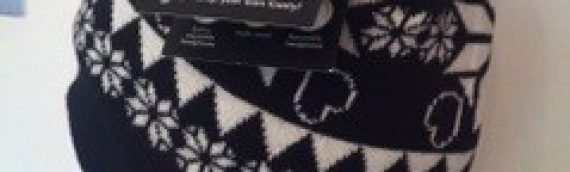 House of Fraser Black Audio Beanies