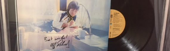 Cliff Richard signed memorabilia