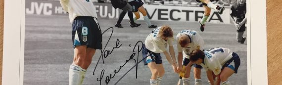 Signed Paul Gascoigne Print