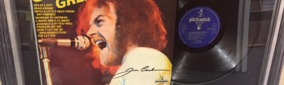 Joe Cocker signed memorabilia