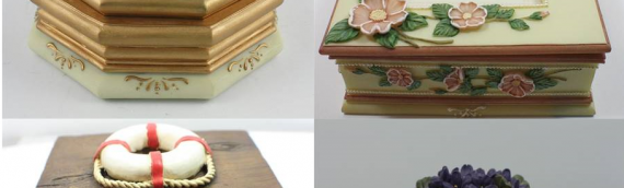 CLEARANCE OF DEZINE HAND PAINTED, CAST RESIN GIFTWARE IN EXCELLENT BOXES – 4000 BBX Parcel
