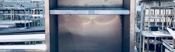 Stainless Steel 4 shelf unit NEW- 19