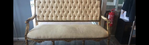 Vintage style bench- perfect for a salon