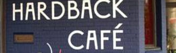 Enjoy a yummy coffee and breakfast at Hardback Cafe